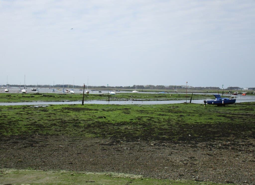 Emsworth Channel and harbour at low tide, Hampshire