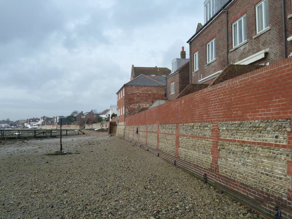 Emsworth waterfront and harbourside houses, Hampshire